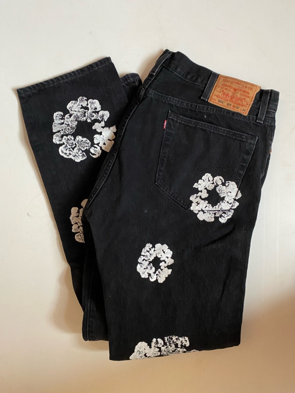 Denim tears Levi's Black Jeans